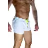 Erkek Beyaz Mini Mayo Short