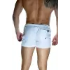 Erkek Beyaz Mini Mayo Short