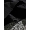Erkek Tişört Dağ Grafikli Kısa kollu Yazlık T-shirt - Siyah