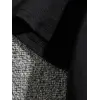 Erkek Tişört Dağ Grafikli Kısa kollu Yazlık T-shirt - Siyah