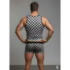 Erkek Desenli Tank Top Boxer Takım
