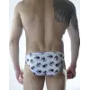 Erkek El Desenli Slip İç Çamaşırı