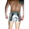 Erkek Gümüş Lame Short