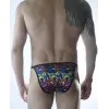 Erkek Metalli Renkli Slip Çamaşır