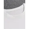 Erkek PERFECTLY Baskılı Tişört Bisiklet yaka yazlık Kısa Kol t-shirt - Beyaz