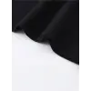Erkek Baskılı T-Shirt Kısa Kol Bisiklet Yaka Regular Fit Rahat Kalıp Tişört - Siyah