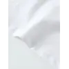 Erkek T-shirt Tavşan Baskılı Kısa Kollu Tişört - Beyaz
