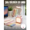 Esnek Gövdeli LED Masa Lambası Taşınabilir Gece Aydınlatması