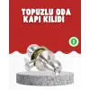Estetik Güvenli Topuzlu Kapı Kilidi