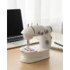 Ev Tipi Mini Dikiş Makinesi Ayarlanabilir Hız ve Işıklı