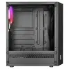 EVEREST BUMPY, Mesh, 600W, 4x12cm RGB Fan, Temperli Cam Yan Panel, ATX, GAMING KASA