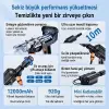 EZERE TurboWash Şarjlı 60 Bar Yüksek Basınçlı Oto Araba Bahçe Yıkama ve Temizleme Tabancası Makinesi-(5775)