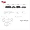 FF-1603C-4C IŞIKLI VE SESLİ BUHARLI TREN SETİ -VRD