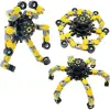 Fidget Spinners Dönüştürülebilir Zincir Çark Robot Oyuncak -1 adet stokta olan gönderilir