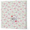 Flamingo 3 - Çizgisiz Yan Boyamalı Defter