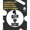 G-Sensör ve Hareket Algılama Destekli 1080p Araç İçi Güvenlik Kamerası