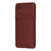 Galaxy A01 Core Kılıf Kelvin Kartvizitli  - Bordo