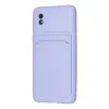 Galaxy A01 Core Kılıf Kelvin Kartvizitli  - Lila