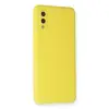 Galaxy A02 Kılıf Nano İçi Kadife  - Sarı