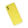 Galaxy A02 Kılıf Nano İçi Kadife  - Sarı