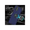 Galaxy A02s Kılıf Elit Yüzüklü Kapak - Lacivert