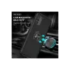 Galaxy A02s Kılıf Elit Yüzüklü Kapak - Siyah