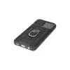 Galaxy A03 Kılıf Pars Lens Yüzüklü  - Siyah