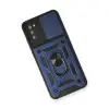 Galaxy A03s Kılıf Pars Lens Yüzüklü  - Lacivert
