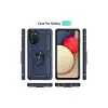 Galaxy A03s Kılıf Sofya Yüzüklü  Kapak - Lacivert