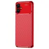 Galaxy A06 Kılıf Auto Fus Karbon Kapak - Kırmızı