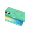 Galaxy A06 Regal Magsafe Standlı Kapak - Yeşil