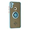Galaxy A11 Kılıf Montreal Yüzüklü  Kapak - Buz Mi
