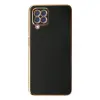 Galaxy A12 Kılıf Volet  - Siyah