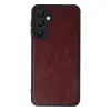Galaxy A16 5g Kılıf Aras Deri Kapak - Bordo