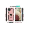 Galaxy A22 Kılıf Sofya Yüzüklü  Kapak - Rose