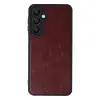 Galaxy A55 5g Kılıf Aras Deri Kapak - Bordo