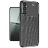 Galaxy A56 Kılıf Auto Fus Karbon Kapak - Siyah