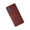 Galaxy A72 Kılıf Kelvin Kartvizitli  - Bordo