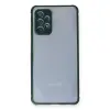 Galaxy A72 Kılıf Miami Şeffaf  - Koyu Yeşil