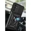 Galaxy M15 Kılıf Pars Lens Yüzüklü  - Kırmızı