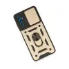 Galaxy M52 5g Kılıf Pars Lens Yüzüklü  - Gold