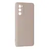 Galaxy S20 Fe Kılıf Nano İçi Kadife  - Pudra