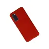 Galaxy S20 Kılıf Nano İçi Kadife  - Kırmızı