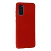 Galaxy S20 Kılıf Nano İçi Kadife  - Kırmızı