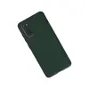 Galaxy S20 Kılıf Nano İçi Kadife  - Koyu Yeşil