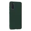 Galaxy S20 Kılıf Nano İçi Kadife  - Koyu Yeşil
