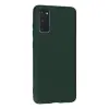 Galaxy S20 Kılıf Nano İçi Kadife  - Koyu Yeşil