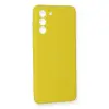 Galaxy S21 Fe Kılıf Nano İçi Kadife  - Sarı