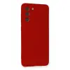 Galaxy S21 Kılıf Nano İçi Kadife  - Kırmızı
