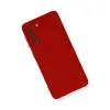 Galaxy S21 Kılıf Nano İçi Kadife  - Kırmızı